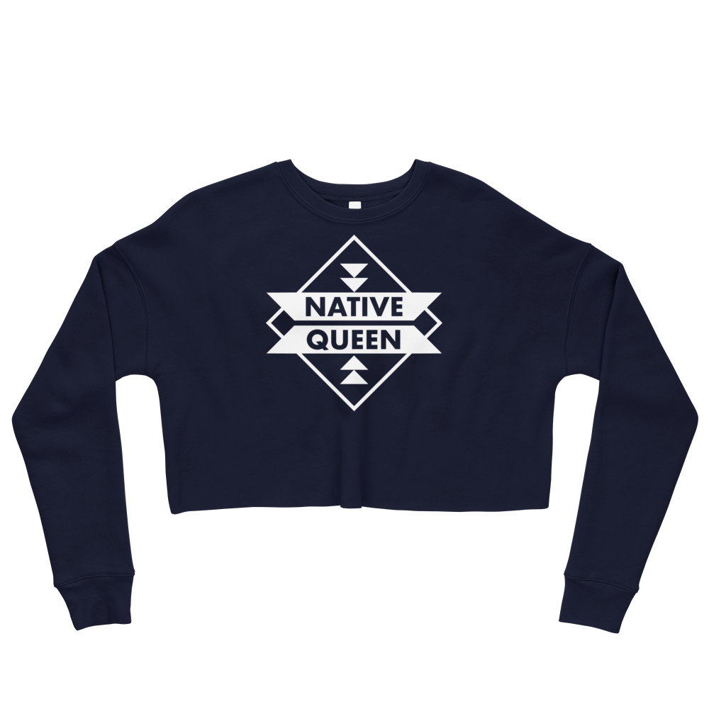 Native Queen Crop Sweatshirt