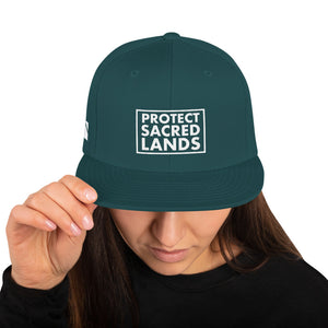 Protect Sacred Lands Snapback Hat