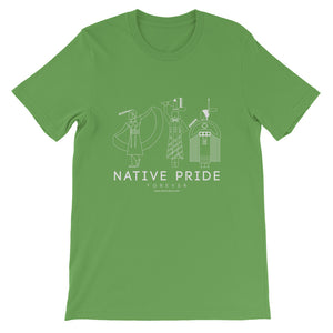 Native Pride Forever White Print Unisex T-Shirt