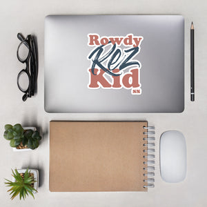 Rowdy Rez Kid Stickers