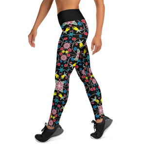 Native Floral Yoga Leggings – Stoic Native Clothing