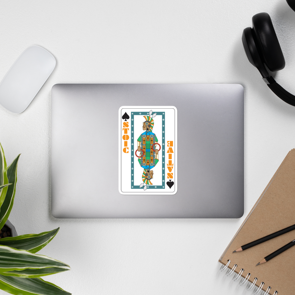 Stoic Grass King Bubble-free stickers