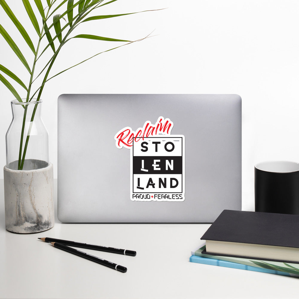 Reclaim Stolen Land Bubble-free stickers