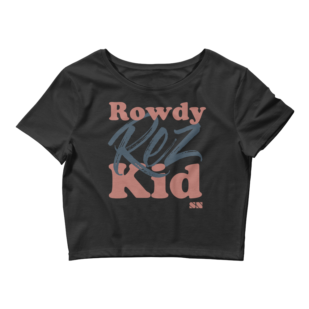 Rowdy Rez Kid Women’s Crop Tee