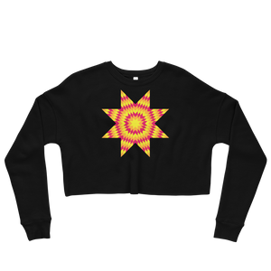 Sunburst Star Crop Sweatshirt