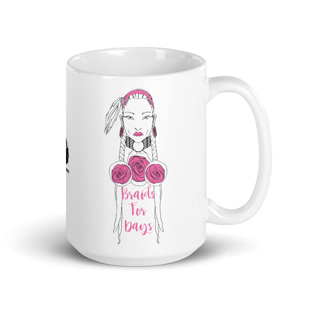 Braids For Days Mug