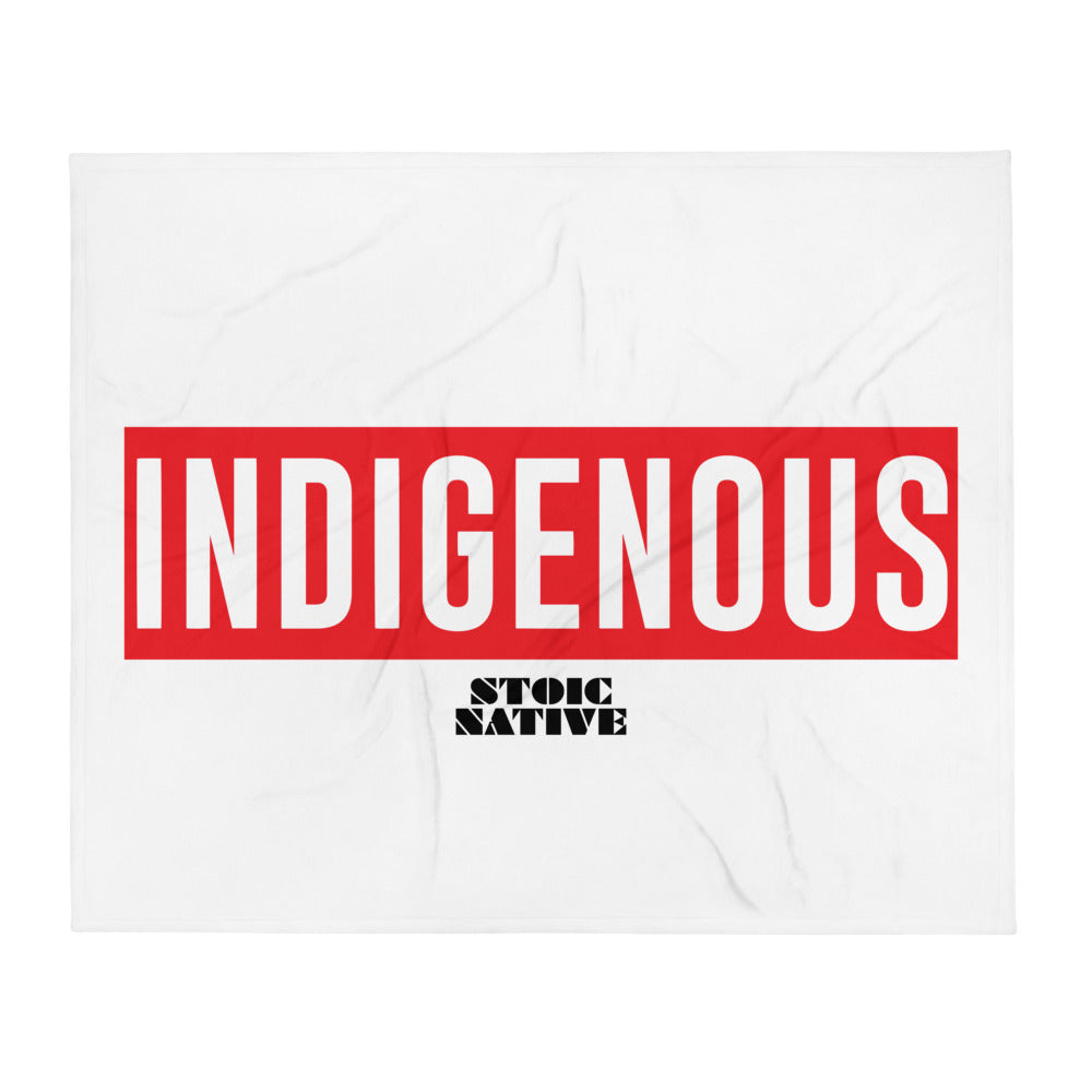 Indigenous Throw Blanket
