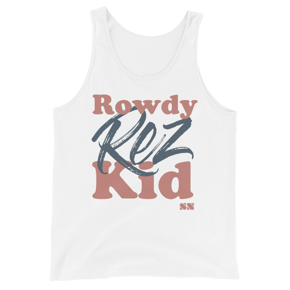 Rowdy Rez Kid Unisex Tank Top