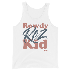 Rowdy Rez Kid Unisex Tank Top