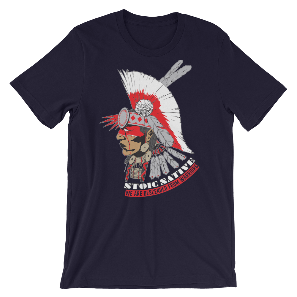 We are Descended from Warriors Men's Traditional T-Shirt