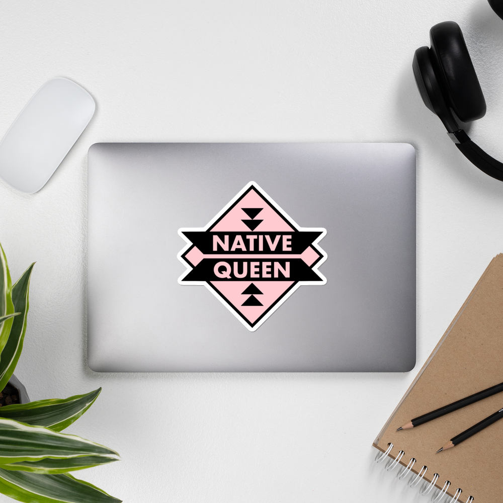 Native Queen Bubble-free stickers