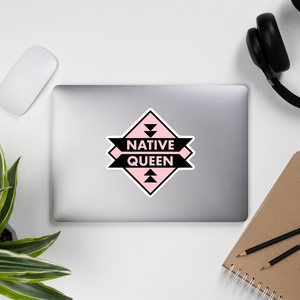 Native Queen Bubble-free stickers
