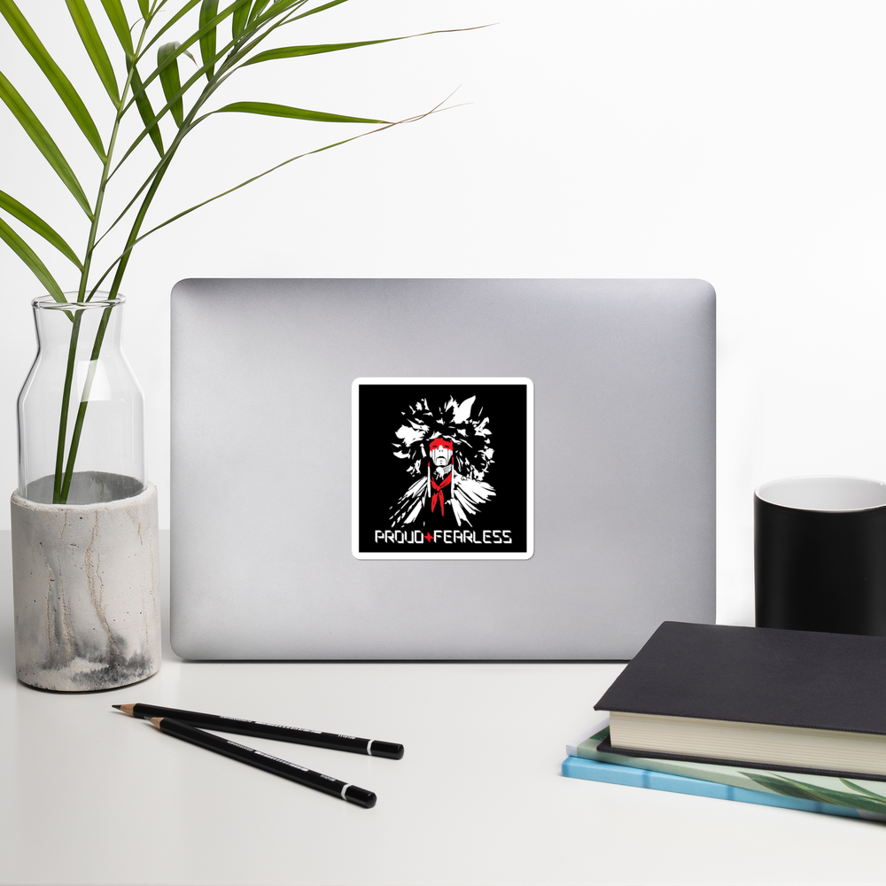 Stoic Face Bubble-free stickers