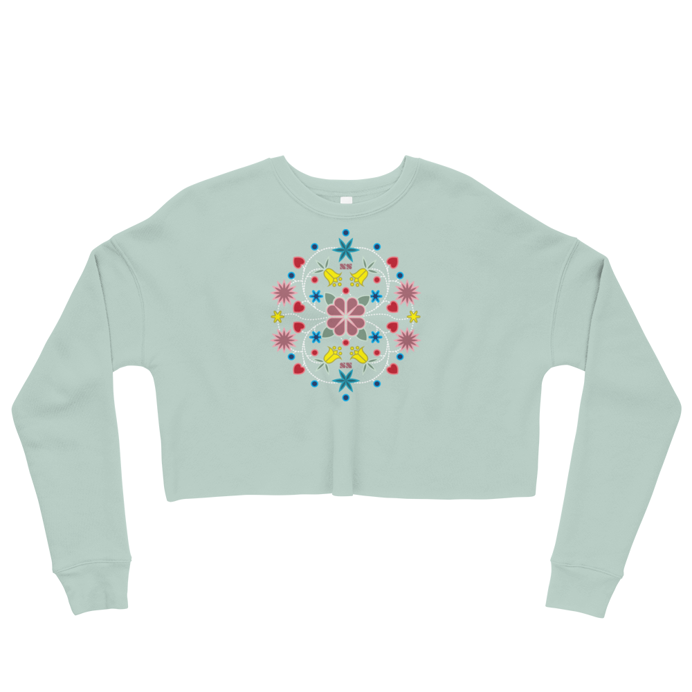 Native Floral Crop Sweatshirt