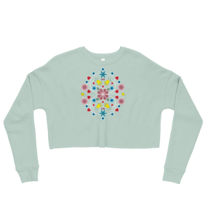 Native Floral Crop Sweatshirt