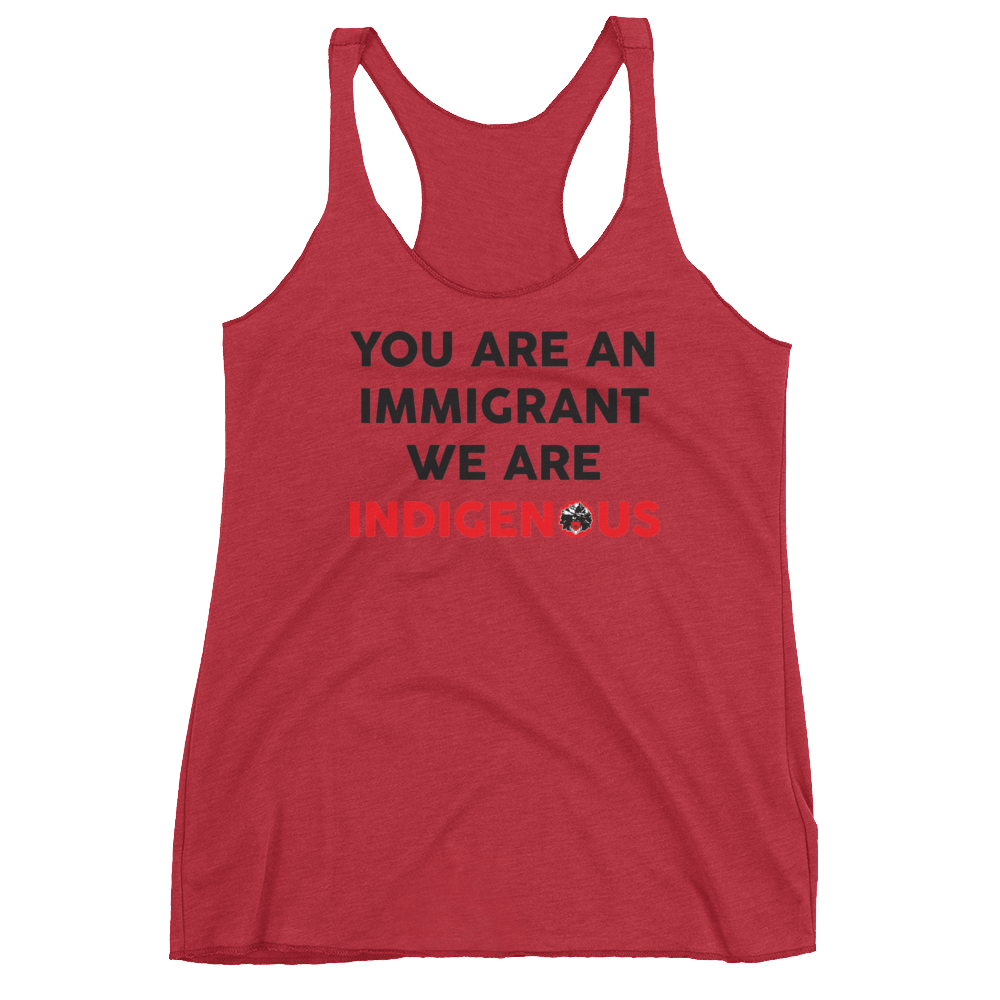We are Indigenous Racerback Tank