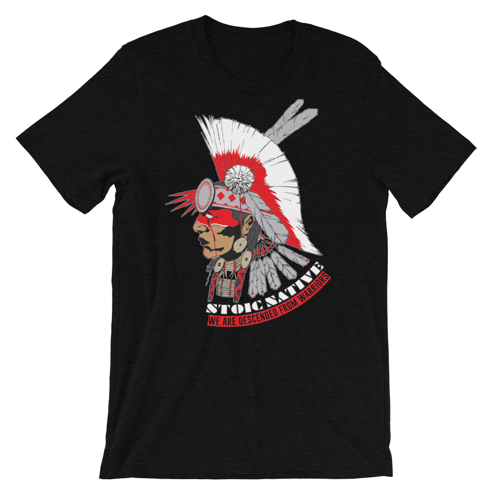 We are Descended from Warriors Men's Traditional T-Shirt