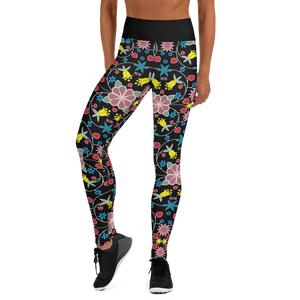 Native Floral Yoga Leggings