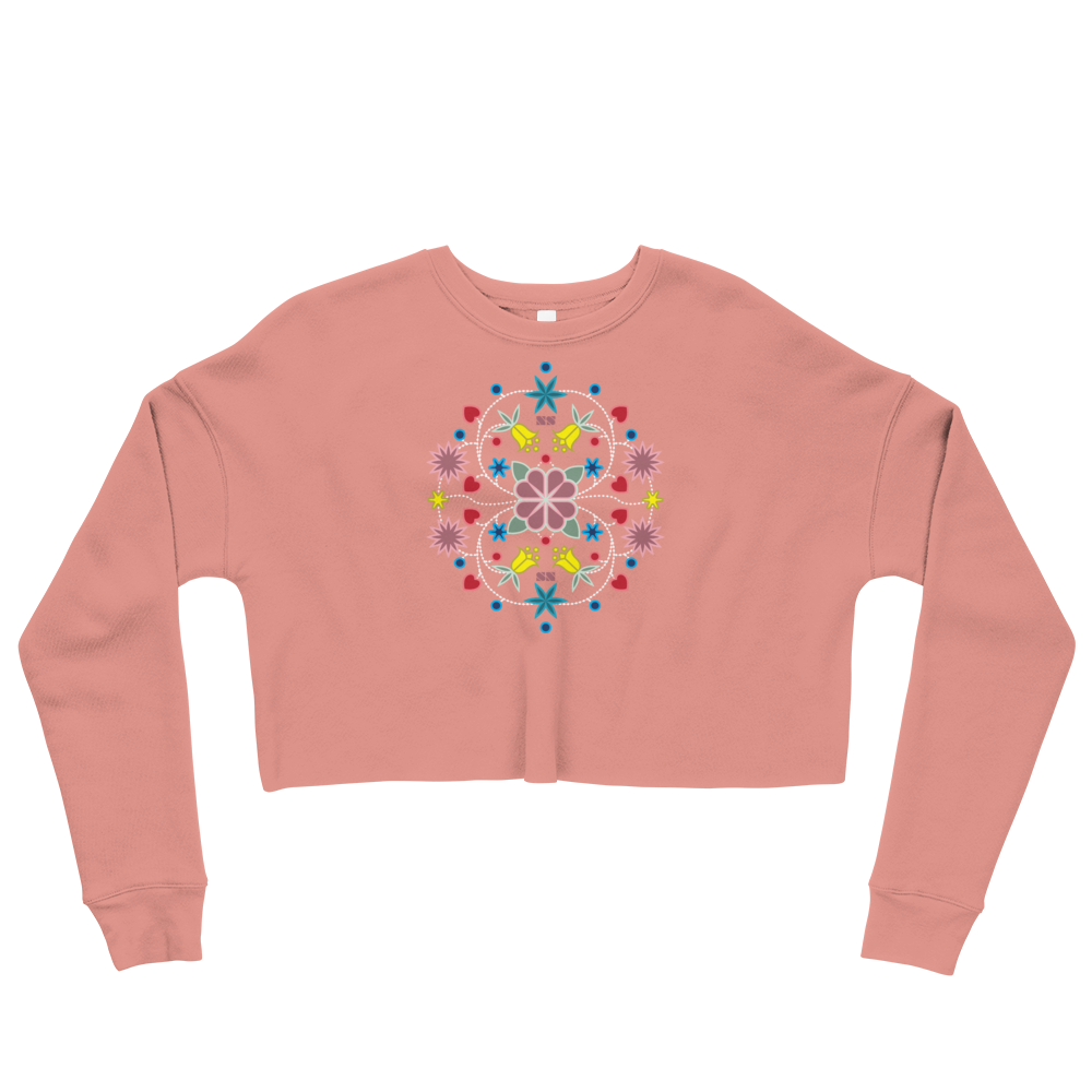 Native Floral Crop Sweatshirt