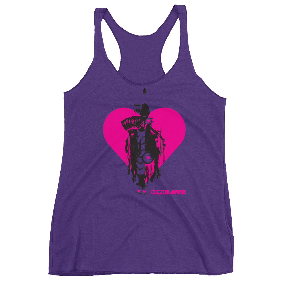 Women's Traditional Love Racerback Tank