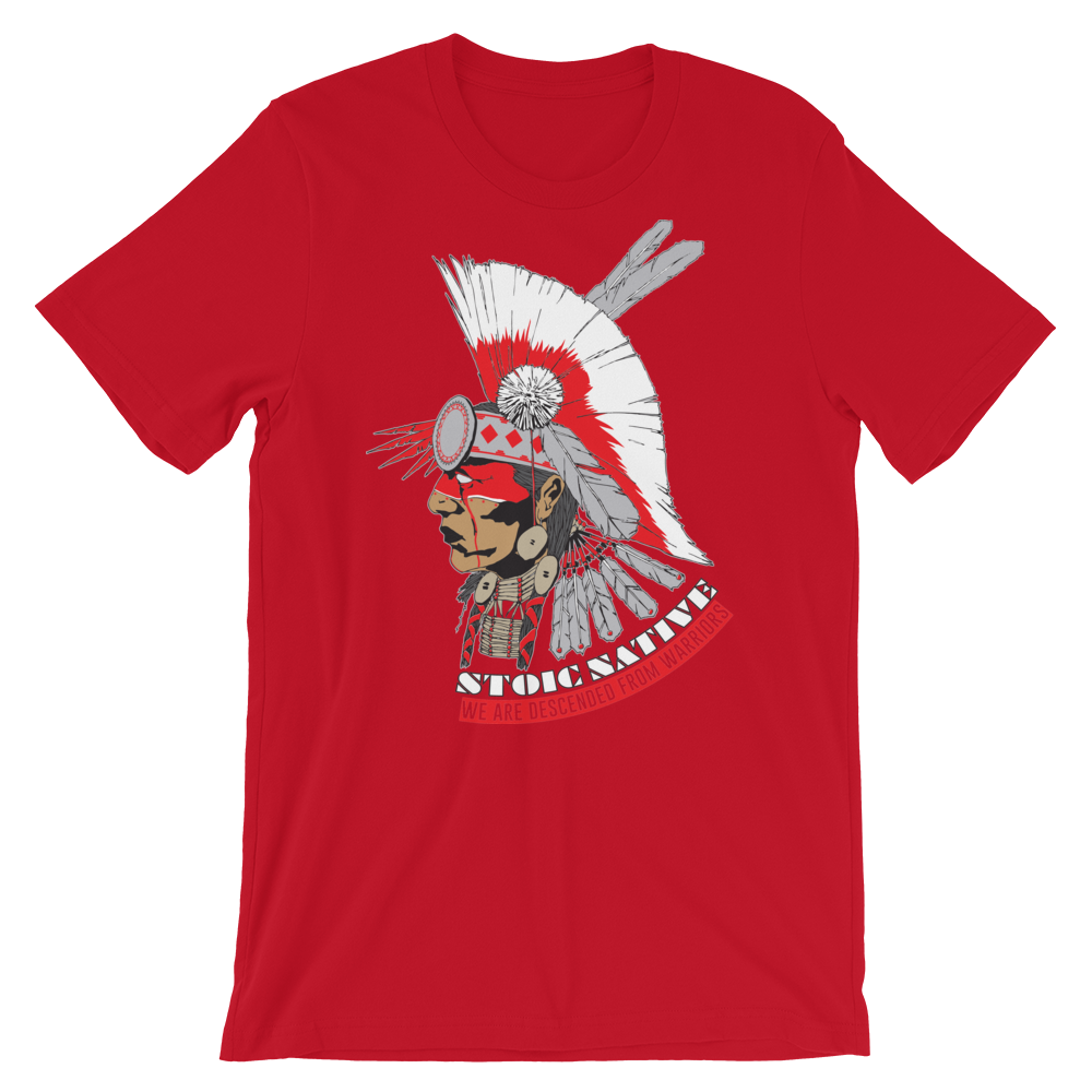 We are Descended from Warriors Men's Traditional T-Shirt