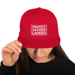 Protect Sacred Lands Snapback Hat