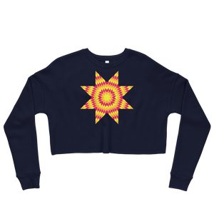 Sunburst Star Crop Sweatshirt