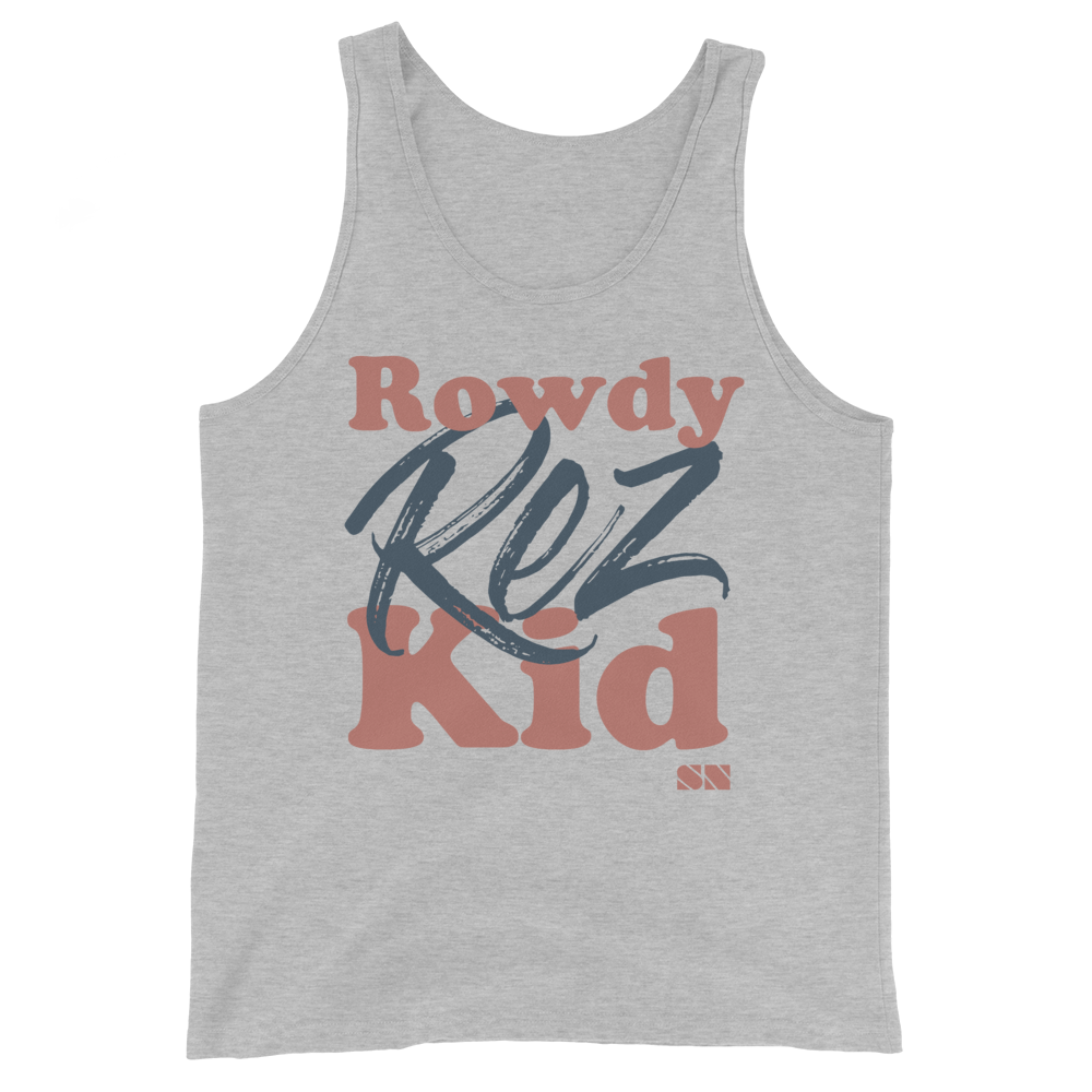 Rowdy Rez Kid Unisex Tank Top