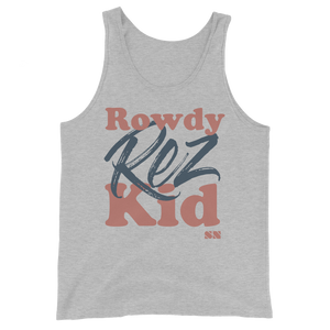 Rowdy Rez Kid Unisex Tank Top