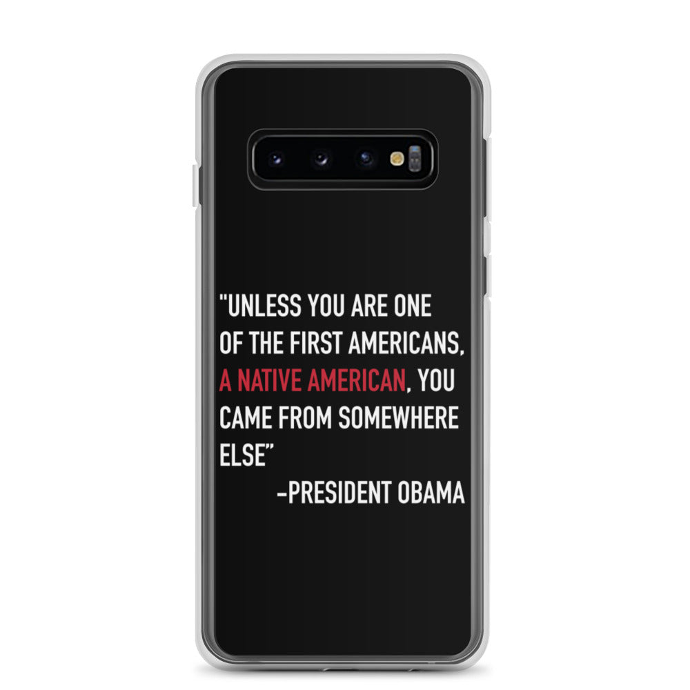 President Obama Quote Samsung Case