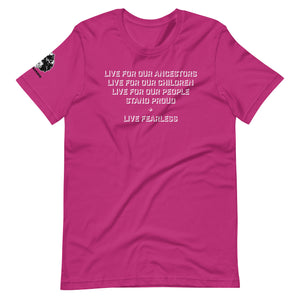 Live for Our People t-shirt