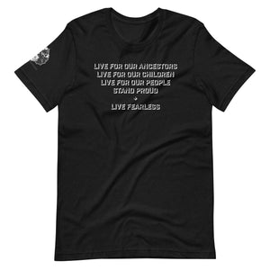 Live for Our People t-shirt