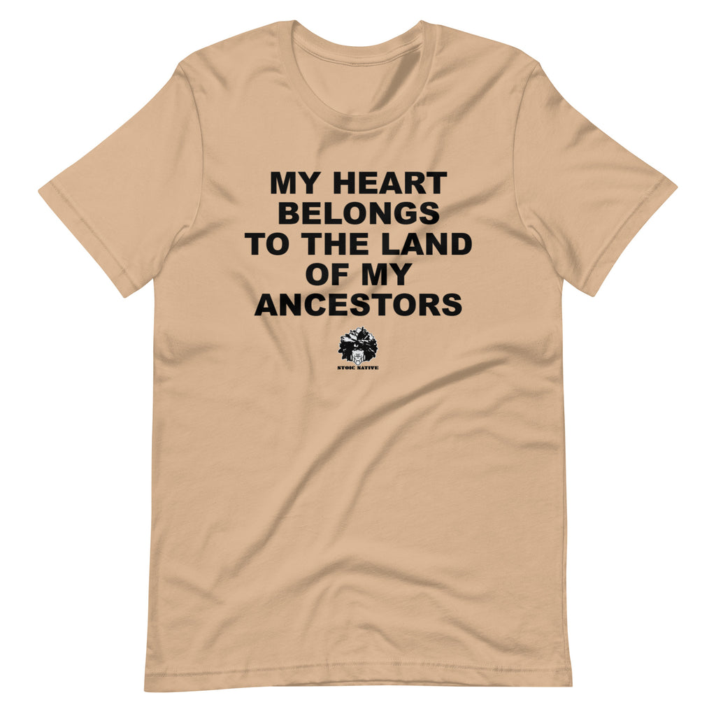 My Heart Belongs to the Land of my Ancestors t-shirt